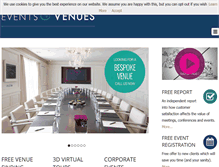 Tablet Screenshot of eventsvenues.com